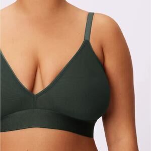 Allbirds Womens Trino Bralette Underwear Pine XL Activewear Bra Athleisure